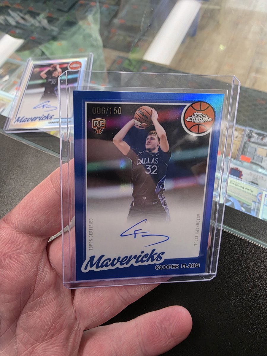 KnTSportscards's tweet photo. Cooper Flagg day at the shop Topps Chrome Update Basketball #cooperflagg #chromeupdate #toppschromebasketball #kntsportscards #lcs https://t.co/pDfkvWpVit