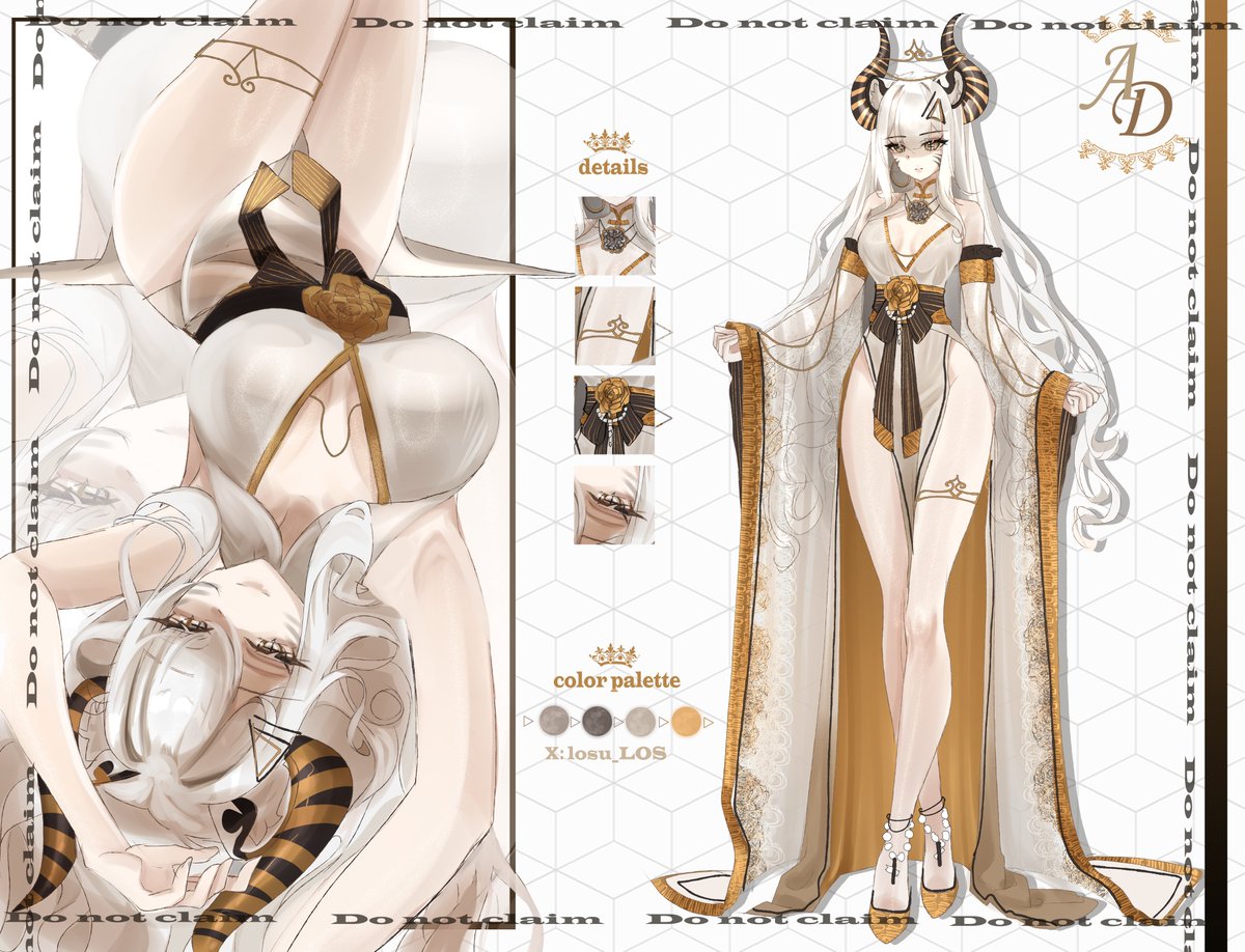 LO03S's tweet photo. white tiger-dragon #Adoptable https://t.co/XKXlDkGexS