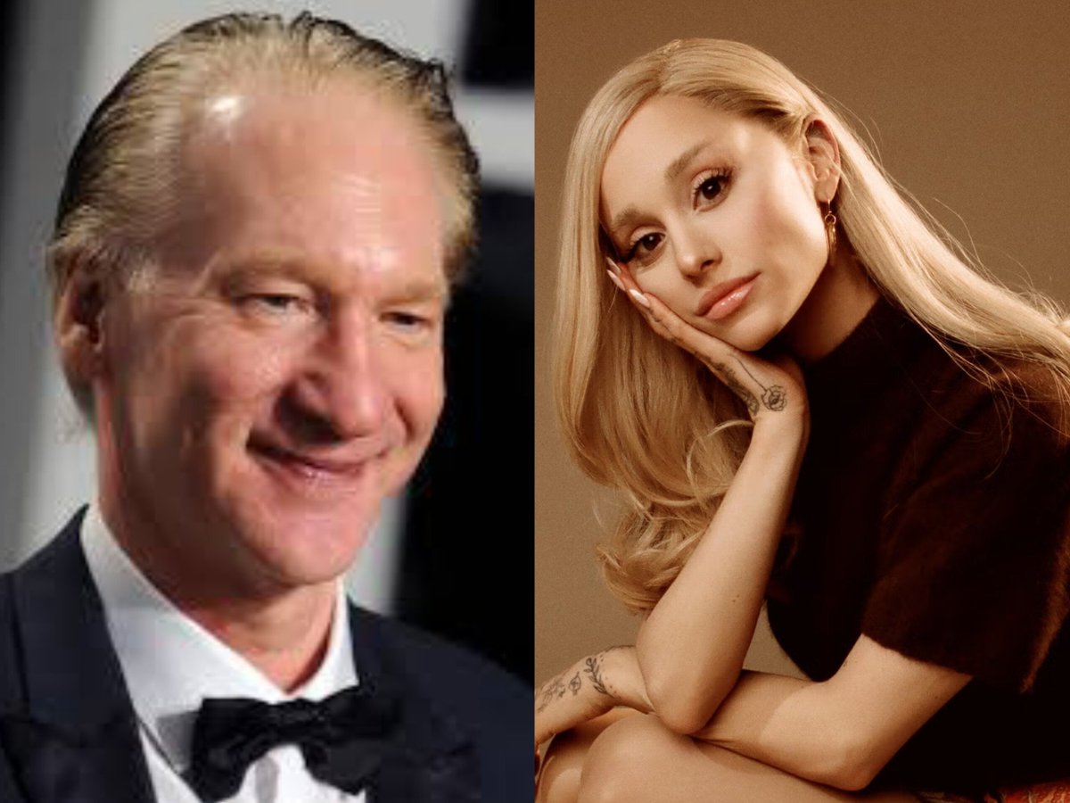 RedMedia_us's tweet photo. Bill Maher's joke about Ariana Grande telling her " to eat something" was met with loud disapproval from his audience during the 7 August 2026 episode of Real Time. https://t.co/V1OeY7IZtR