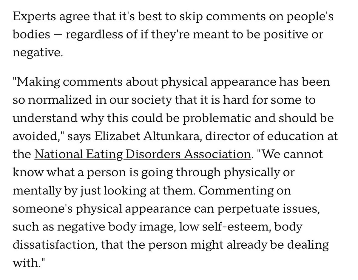 rollymollykd's tweet photo. Mind you the director of education at the National Eating Disorder Association warned about this 3 years ago and the commentary around Ariana's body has only gotten worse. https://t.co/UwiHIz3avA