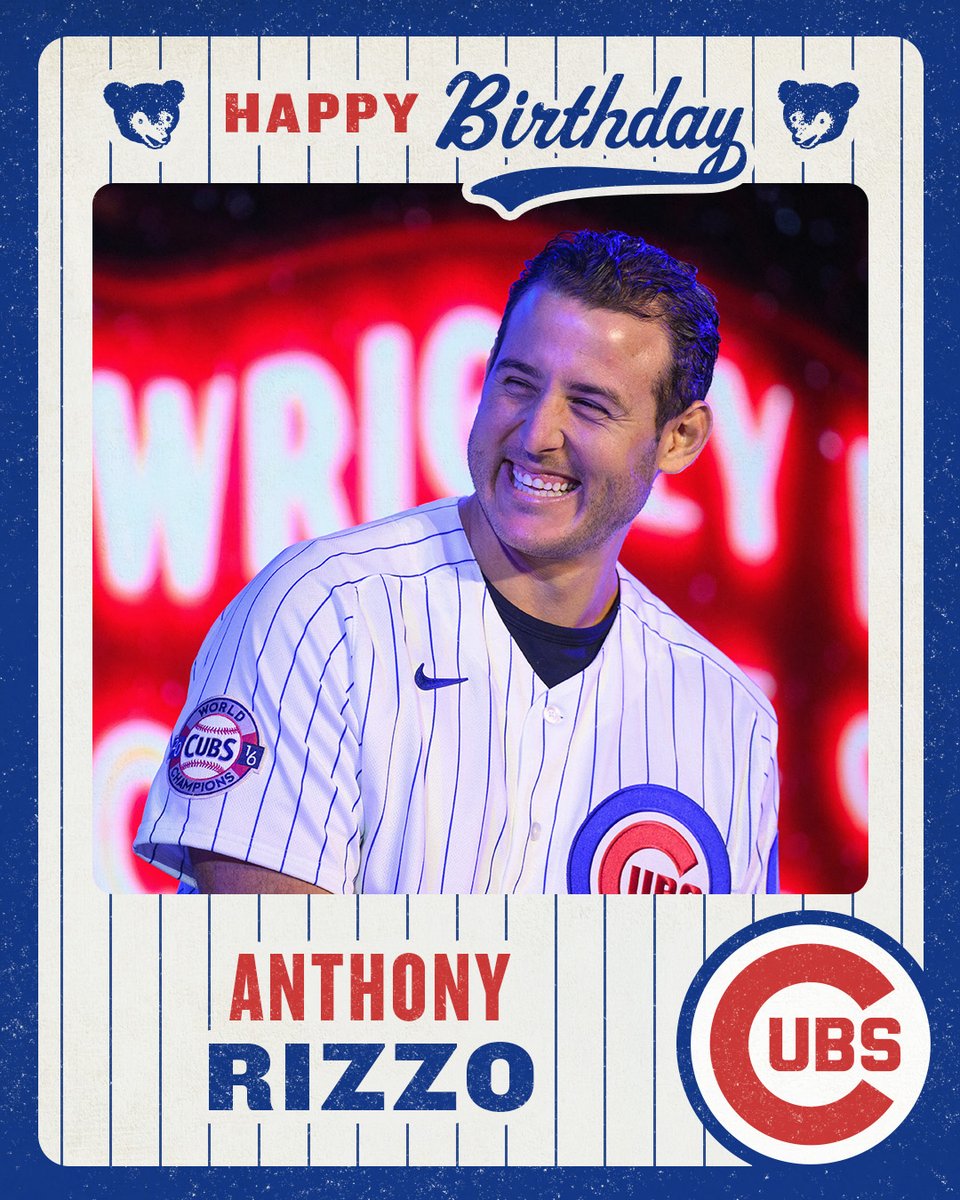 Cubs's tweet photo. We hope it's the best one yet, @ARizzo44! 🥳 https://t.co/NQelcuBsCF