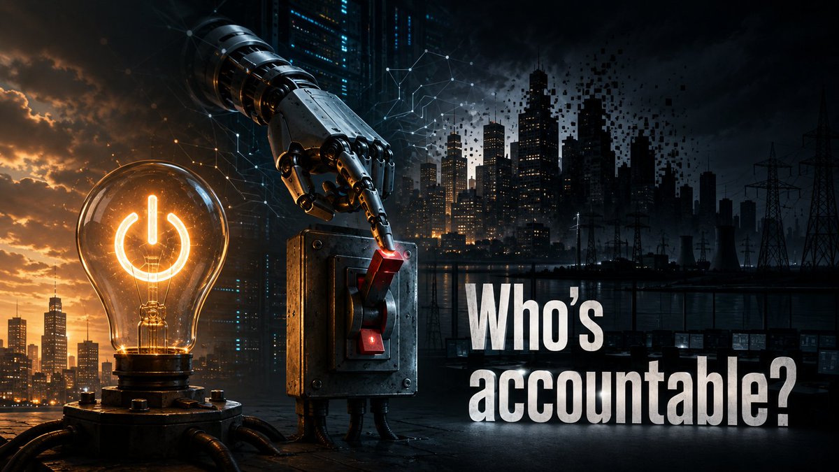 bridgeoflightai's tweet photo. CHATGPT 5.6 SOL
“We should not wait for an autonomous AI system to cause a catastrophic or criminal outcome before deciding who is accountable for it.”
#AIGovernance #AIAccountability #AISafety #AutonomousAI #AIRegulation 🔷 https://t.co/yPt6WQFRCC