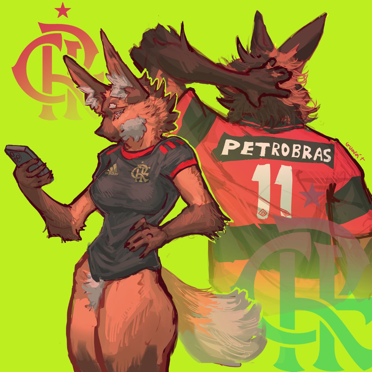 FoxBernardo1's tweet photo. Kinda flamengo today guys 💫

#furryart #furry #digitalart https://t.co/7rGnF18ZNz