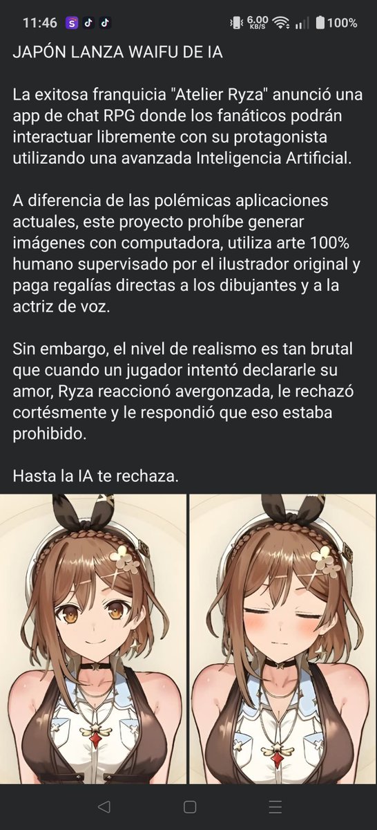 Zujik259368's tweet photo. @KotoneAsahi Lo último que supe de Ryza fue esto XDD https://t.co/fTXXLIf3AF