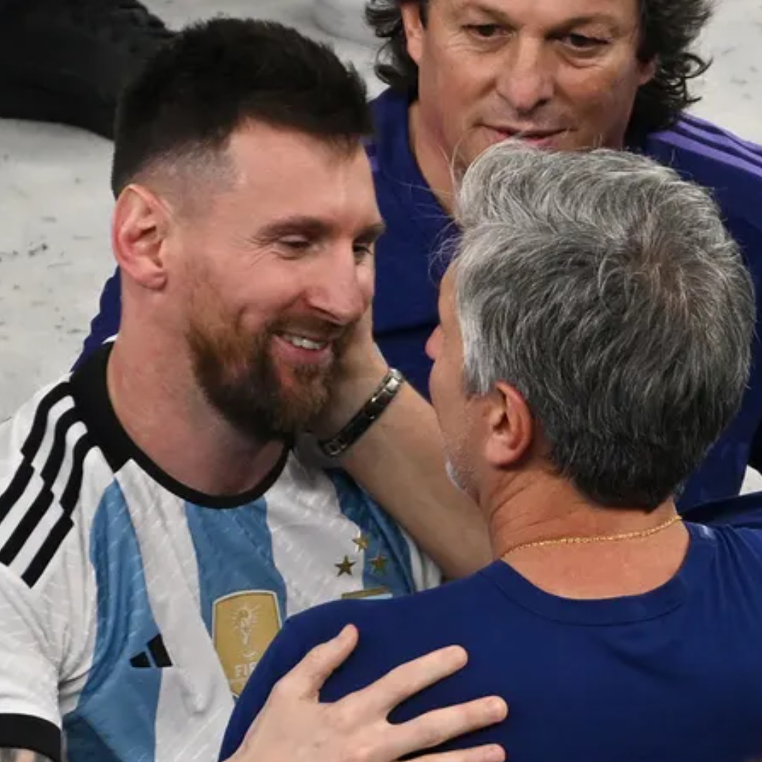 Keepitonthedeck's tweet photo. Leo Messi with an incredible World Cup at the age of 39, all while knowing his father was living his final few weeks/months.  The Messi story when it's looked back in years to come is incredible.

No human being with empathy would have blamed Lionel Messi leaving the World Cup to go spend that precious time by his father’s side.   But Messi instead gave his all for his country for two months.

One last show for his dad no doubt.  Incredibly strong mentality which makes what he done even more remarkable.

R.I.P Jorge Messi