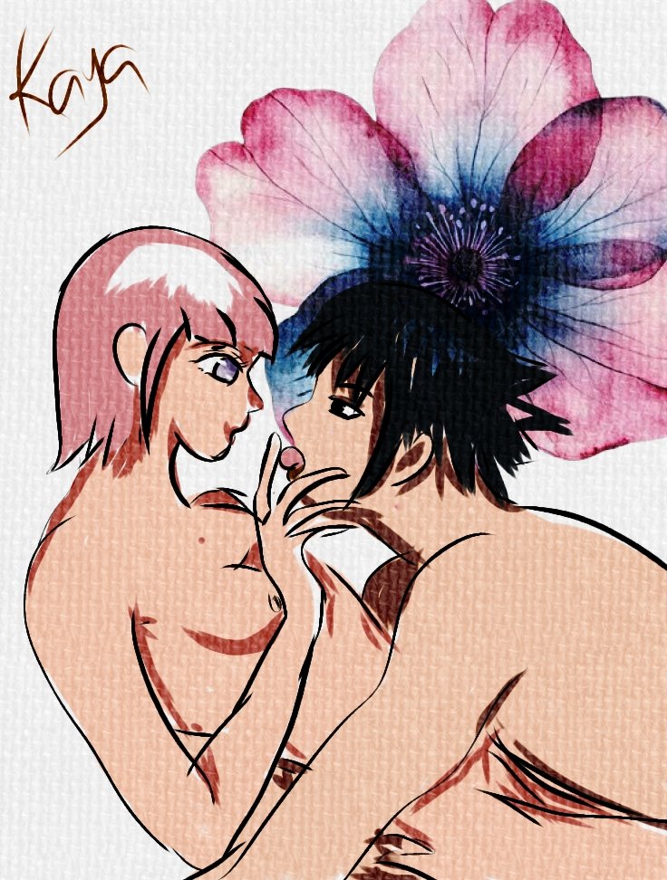 Bachira_blulock's tweet photo. Sasuke X OC 
#sasuke #OC https://t.co/MwvY69BtV3