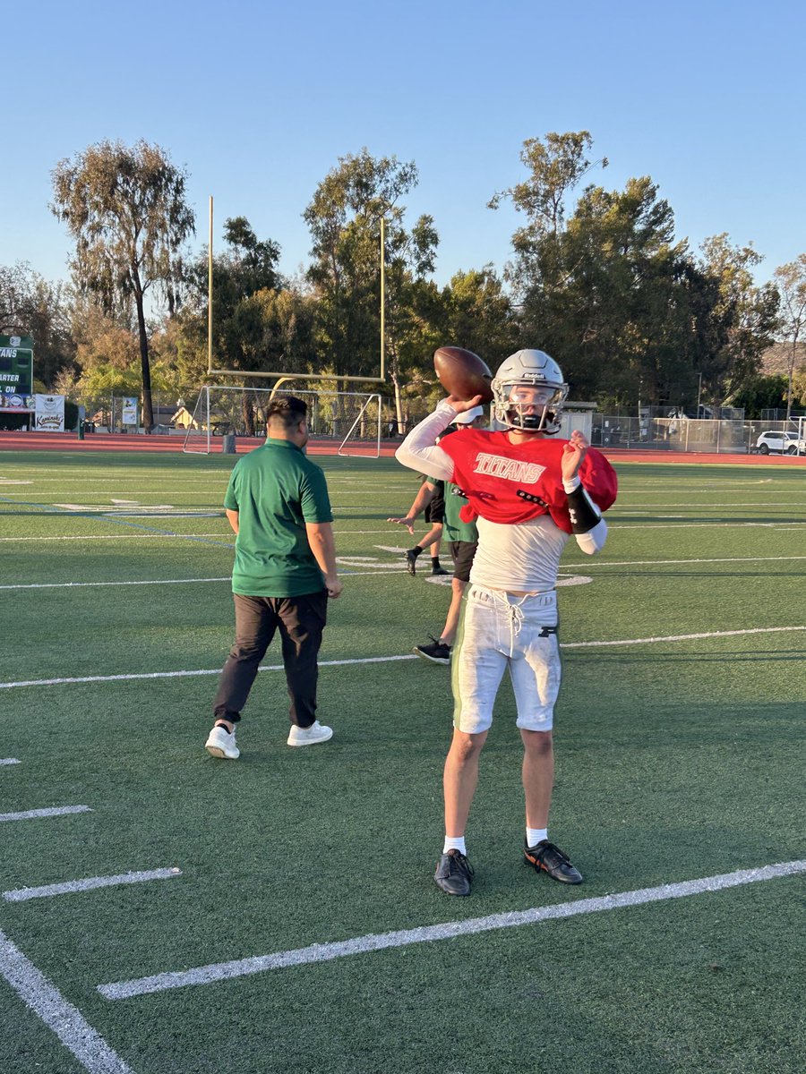 PowayTitans's tweet photo. A lot to be excited about in Titan Nation after last night’s intrasquad scrimmages! @CoachRyanFB @PowayFootball @Trenton_QB https://t.co/25HQw8Rj9Z