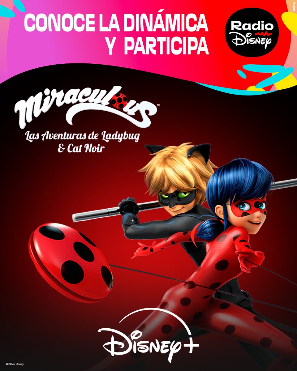 RadioDisneyMX's tweet photo. Participa en nuestro Instagram o Facebook por un asombroso kit que tenemos para ti. Celebra el estreno de Miraculous: Las Aventuras de Ladybug con este regalo. 🎬❤️

#RadioDisneyMéxico #PromoRD #Miraculous #DisneyPlusMx https://t.co/0WNQ6enBxO
