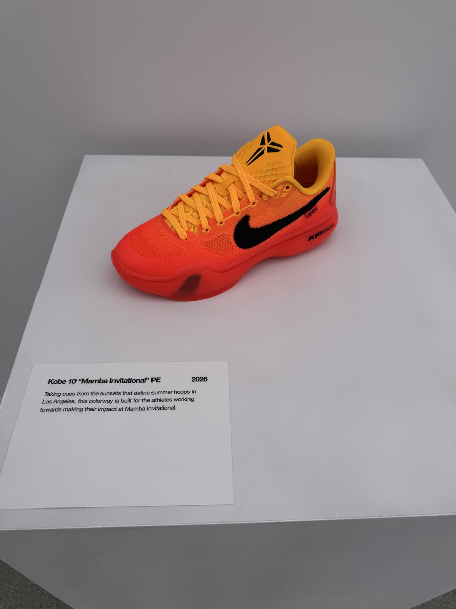 LakersNation's tweet photo. Mamba Invitational colorway of the Kobe 10. 
@NikeLA @nikebasketball https://t.co/AIyJ9SfFBA