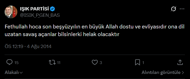 itlerbarinaga's tweet photo. @berkkivanc_ @TC_icisleri @mustafaciftcitr @EmniyetGM @TC_istanbul @ISIK_P_GEN_BAS ++ fetöyle bağlantıları da araştırılsın https://t.co/OsgPvU6vEI