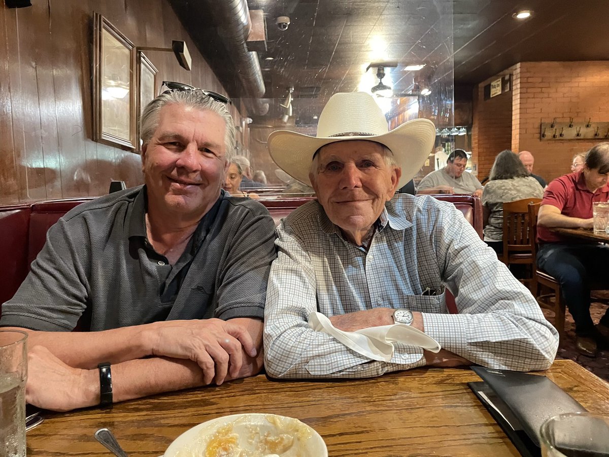 GlassDglass2506's tweet photo. Lost my Dad today.  He was a great Dad. Taught me well. Made me laugh.  Was my biggest cheerleader.  Could tell a great story.  Was an original cowboy.  I will miss him dearly. https://t.co/Cnid22KuO6