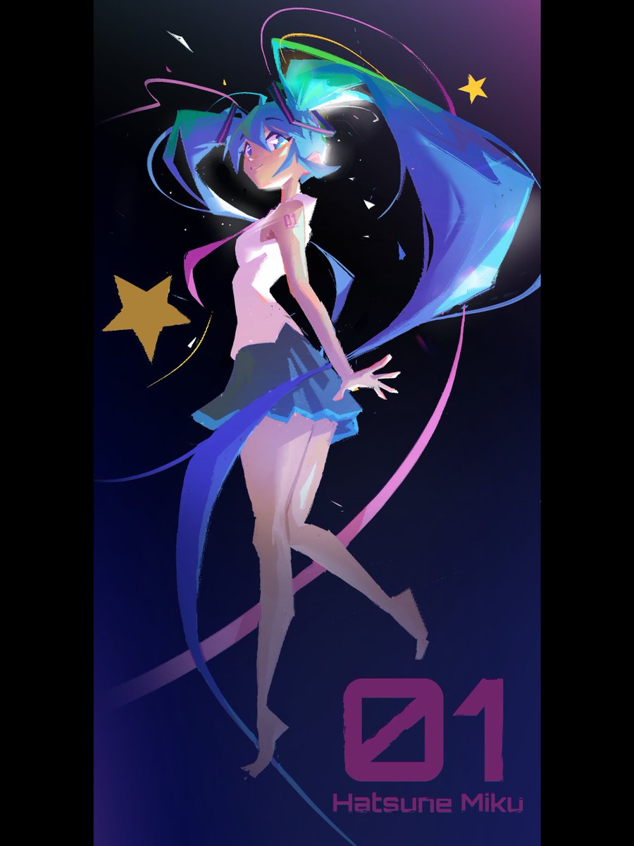 drawsdanart's tweet photo. Miku! #Miku #vocaloid #fanart #初音ミク #hatsunemiku https://t.co/irKLli0tqs