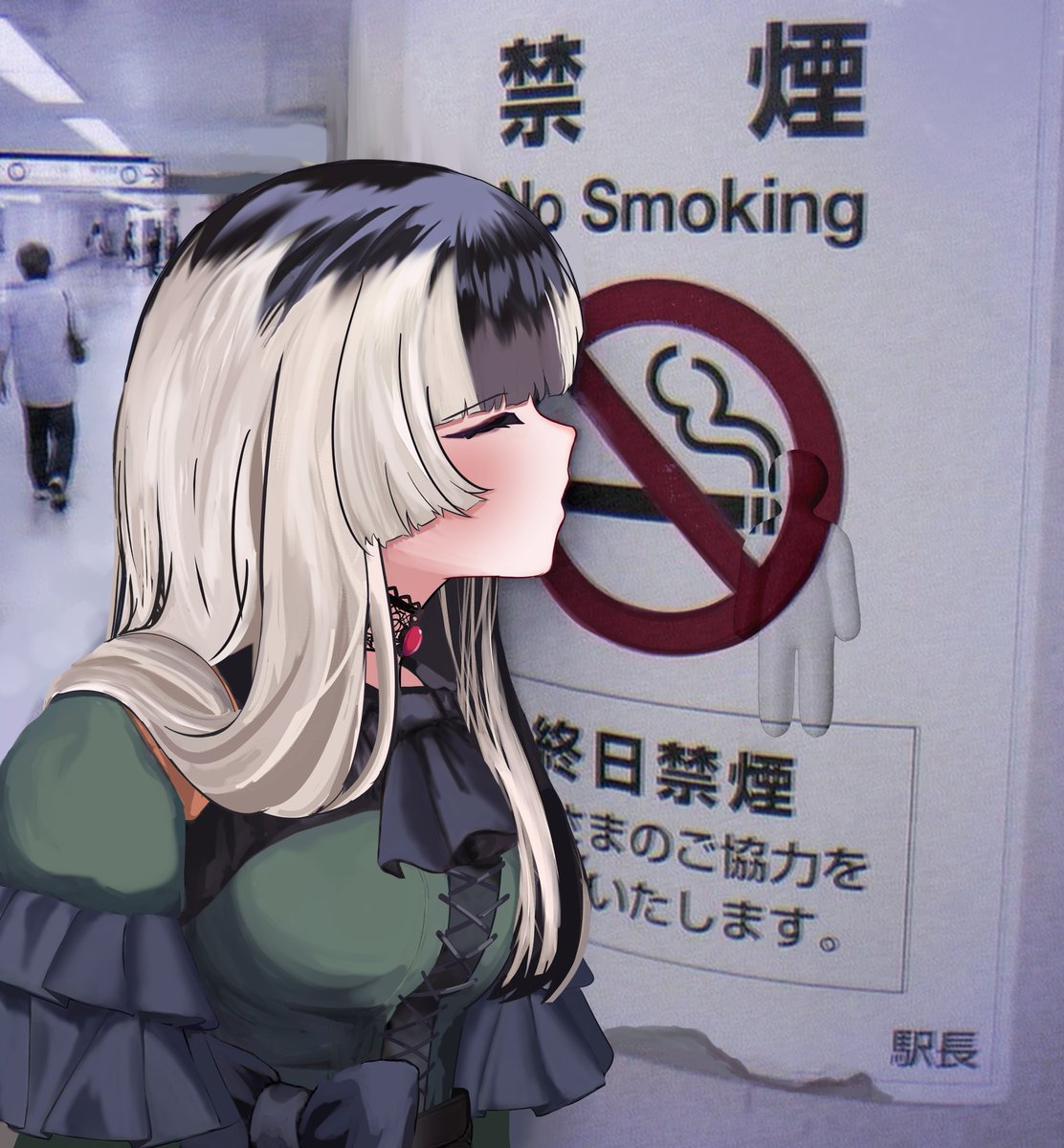 EMOoooJIiii's tweet photo. 🚭
#らでん似絵 https://t.co/AfDOA3I4ml