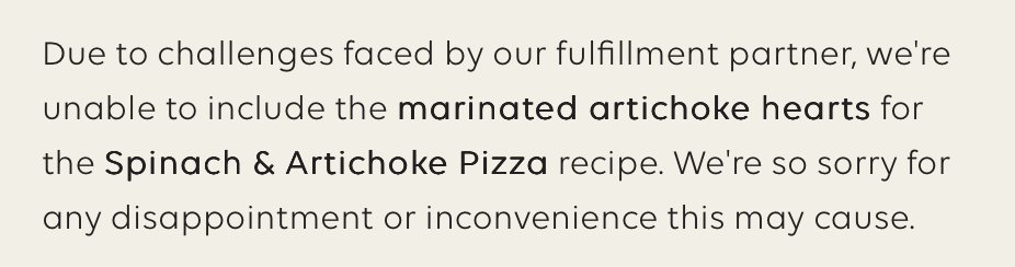 Chris_78704's tweet photo. I've had quality issues with @blueapron this past week. When contacted, they blamed the third party supplier @misfitsmarket .

So @misfitsmarket, please can you explain what you are doing to avoid moldy and missing ingredients? https://t.co/qeIEy0lYHE