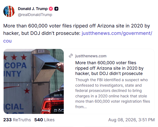 RoguePOTUSStaff's tweet photo. It appears 47 thinks 45 did a really bad job. https://t.co/z7bE3PAHxe