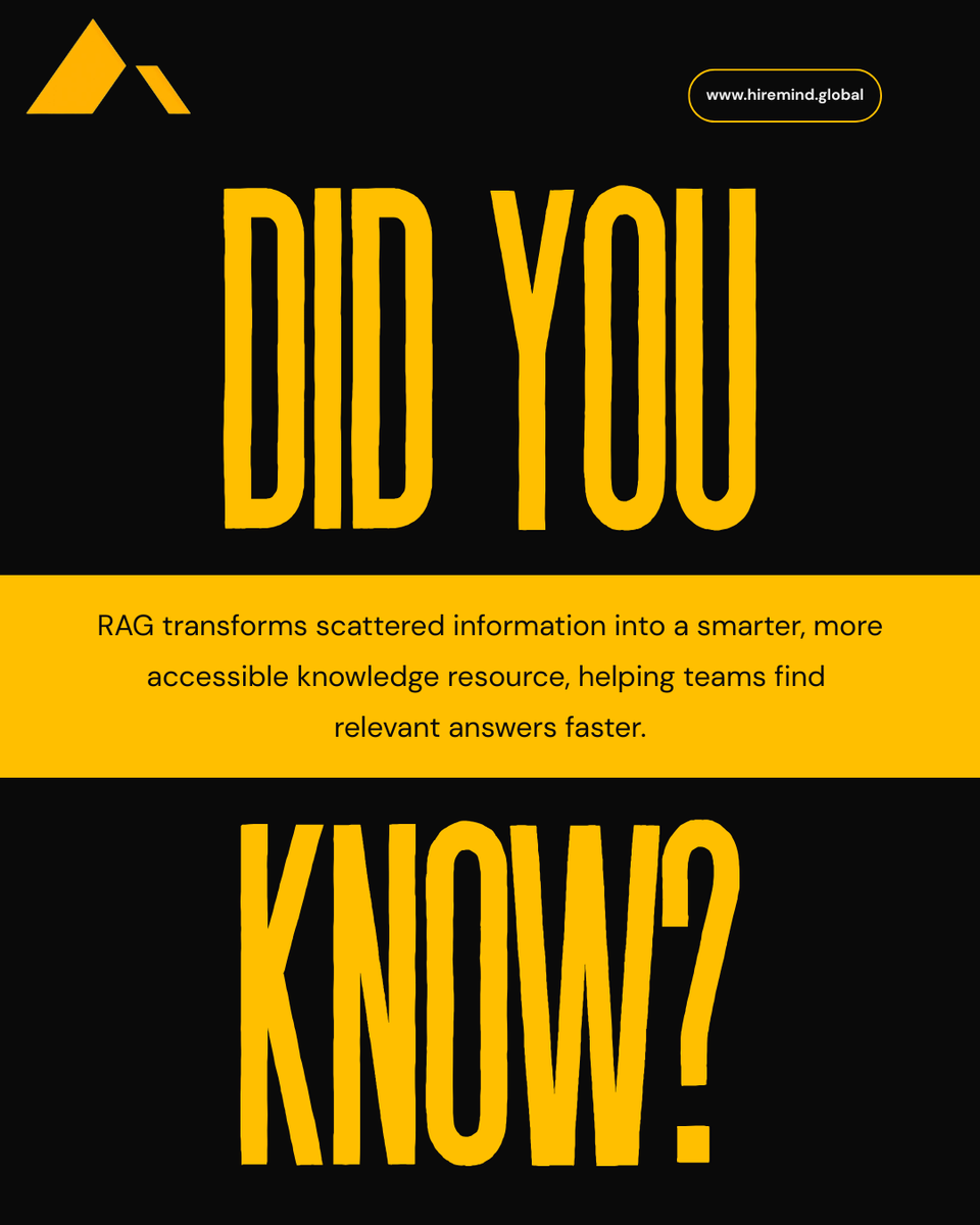 AiDigitechUK's tweet photo. Turn scattered data into accessible, AI-powered knowledge with RAG.
Contact us to get started at https://t.co/HDj2JOEni2, call +44 7554 855025, or send us a DM.
#AI #RAG #KnowledgeManagement #HireMind #AiDigitechUK https://t.co/rBY5h5ypWh