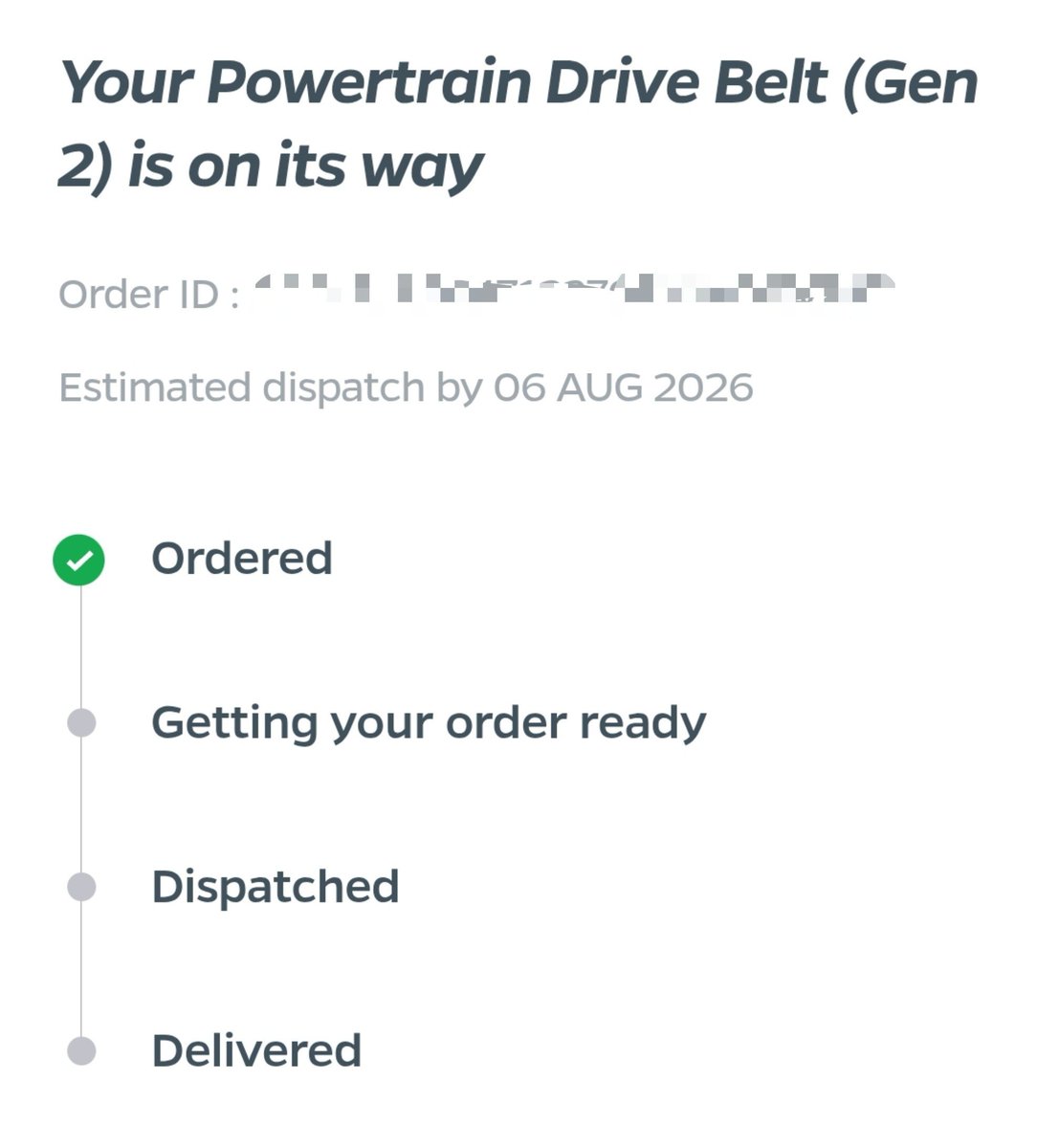 swarnimishu's tweet photo. @OlaElectric @bhash Hello, it's been more than 15 days. My order hasn't shipped yet, and after waiting so long, I replaced my belt from nearby Ola Electric. I mailed 7 days ago to cancel this order, but no response. Plz reply to my mail. Not yet received my refund. Case: 13765724 https://t.co/ZosTl74ntH