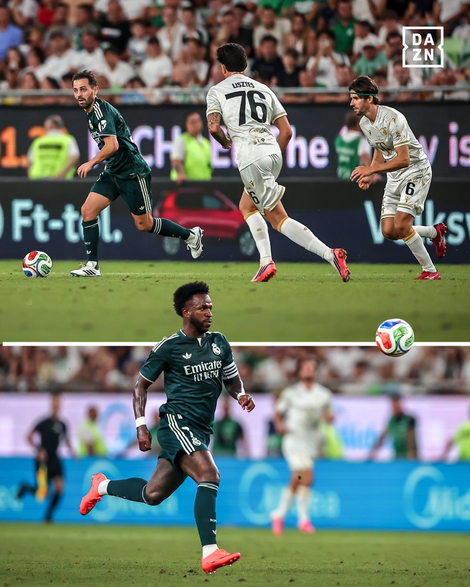 DAZNFootball's tweet photo. Bernardo Silva joins the party… Real Madrid are building something SCARY 😳⚪️ #LaLiga https://t.co/ZCFR1t9zH4