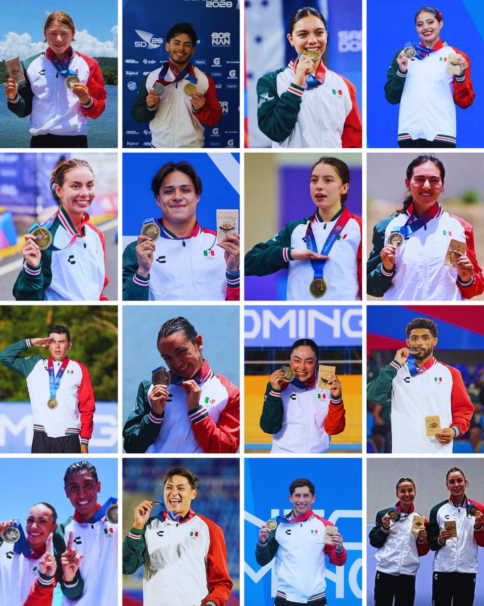 OlimpismoMex's tweet photo. ACTUACIÓN HISTÓRICA 

Por primera vez en la historia de los Juegos Centroamericanos y del Caribe una delegación rompió la barrera de las 400 medallas en una misma edición. 

Oficialmente la cuenta cerró en 407 (167🥇 125🥈 115🥉). 

México finaliza como líder del medallero de #SantoDomingo2026 con una ventaja de más de 70 oros respecto al segundo lugar. 

¡Unos Juegos sobresalientes!
