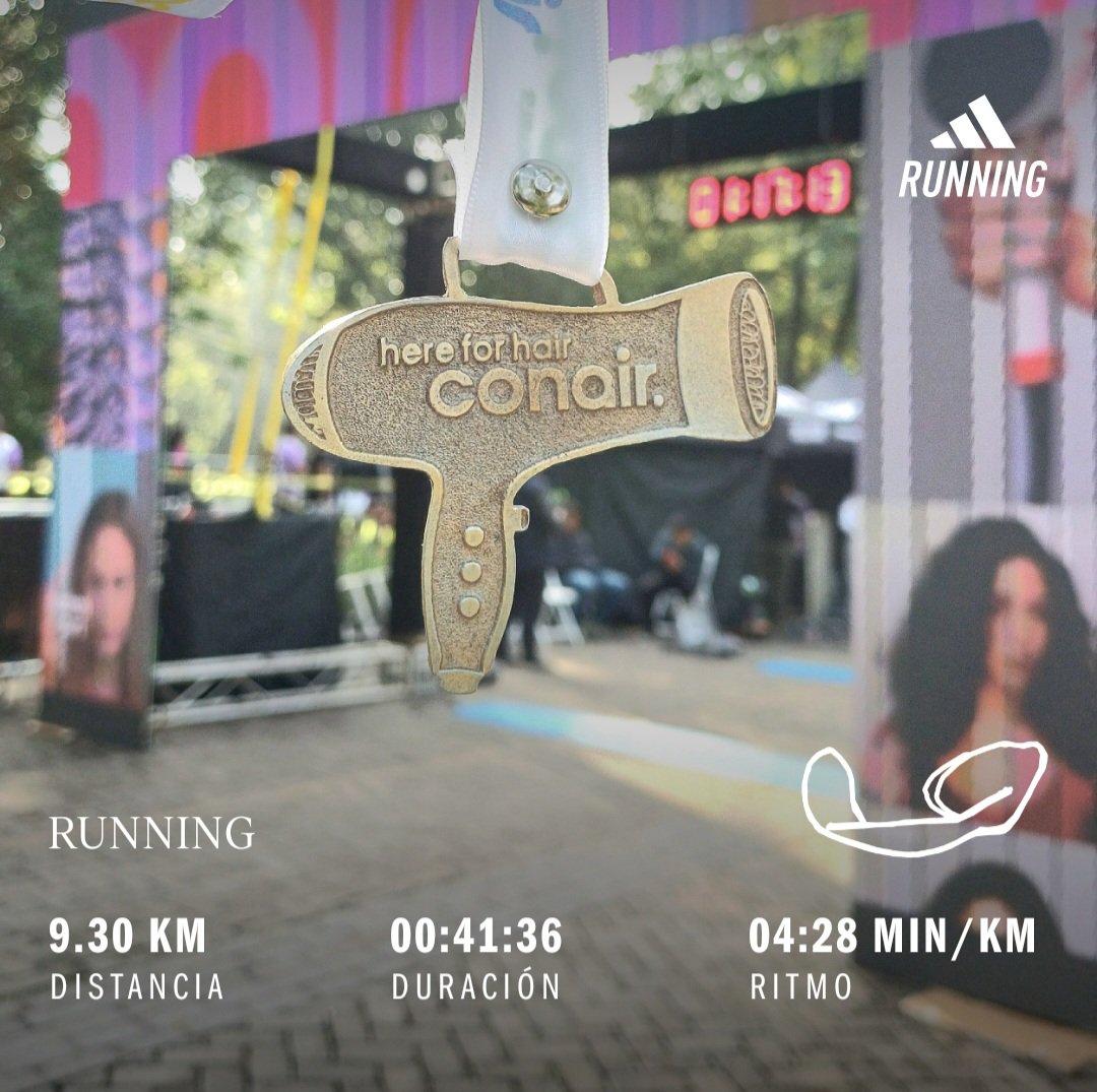 juliobikerun555's tweet photo. La carrera que se corre con look ๐โโ๏ธ. Hoy si puro tijerazo y glamour en estos Kms,, se corrieron sus #10K #CarreraConair ๐โโ๏ธ๐โ๐ชฎ๐๐จ @ConairBeauty #Conair ๐โโ๏ธ๐โโ๏ธ๐ชฎ. @SumandoKMx @ManicomioRunner #GoAndRun @CanalRunning @Comunirunners @yoelegicorrer1 @CorroAMiPaso #ConLaMetaEnLaMente https://t.co/SMwuwfTEtr