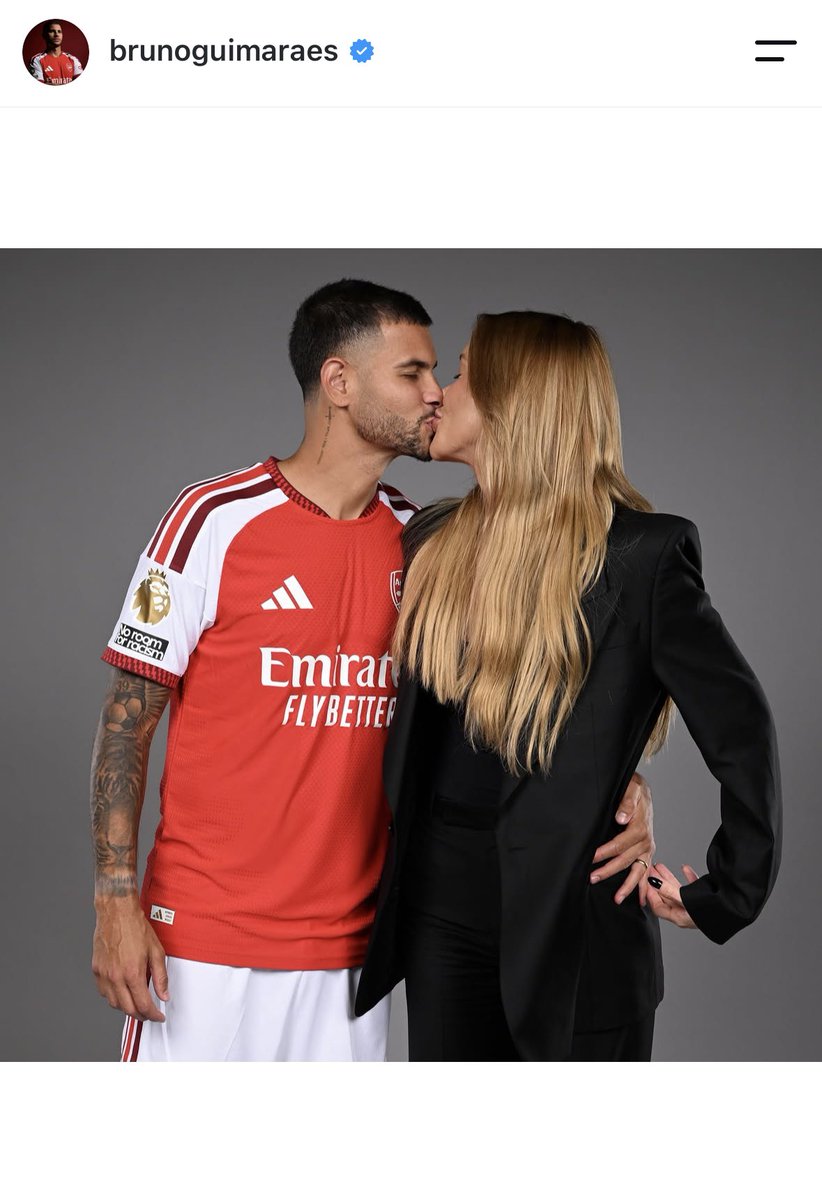 afcstuff's tweet photo. 📲 Bruno Guimarães on Instagram: “Thank you for the incredible welcome. I’m extremely proud and excited to join the current Premier League champions. I’m ready to give everything I have, work hard, and fight for this badge every single day. Now it’s time to write our story together. Let’s make it a special one. #coyg ❤️ 3️⃣9️⃣🚕”
