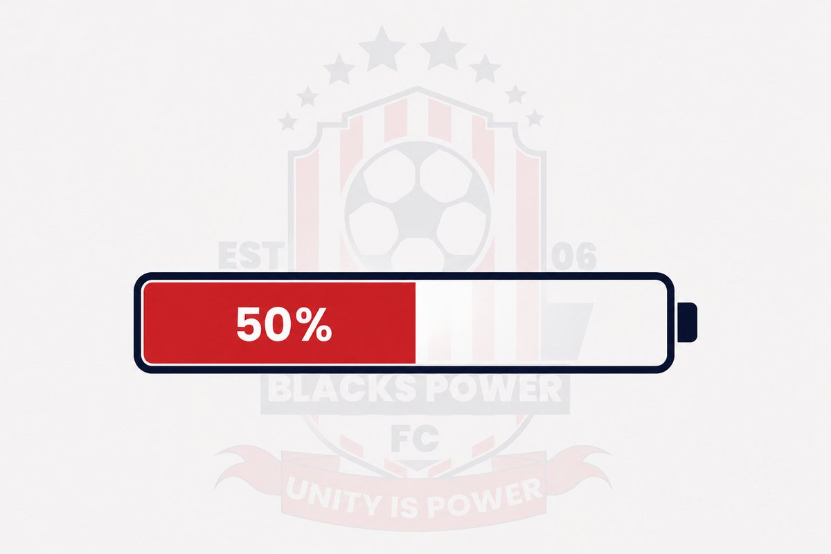 BlacksPowerFC's tweet photo. We’re at 50%… and still loading
A lot is in the pipeline — it’s only a matter of time.
Get ready… the updates are coming in strong.
#BlackWarriors #UnityIsPower https://t.co/jhsCAHIwoj