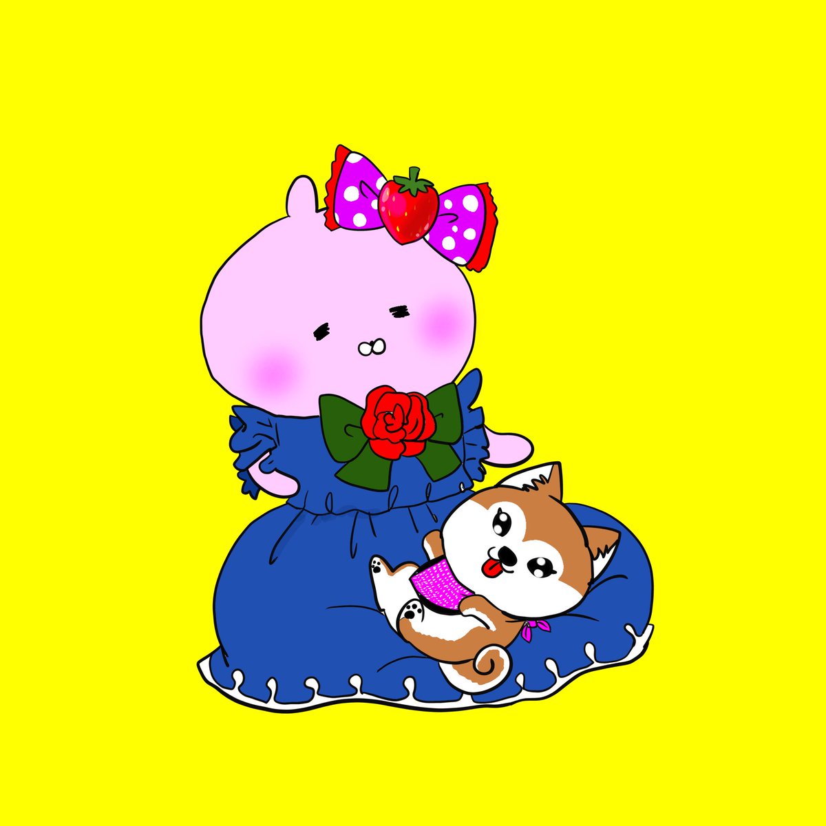 ponkotumimutake's tweet photo. @20mirin 
イラストを少しだけ
描き直ししてみました https://t.co/JyKM0j1jIt