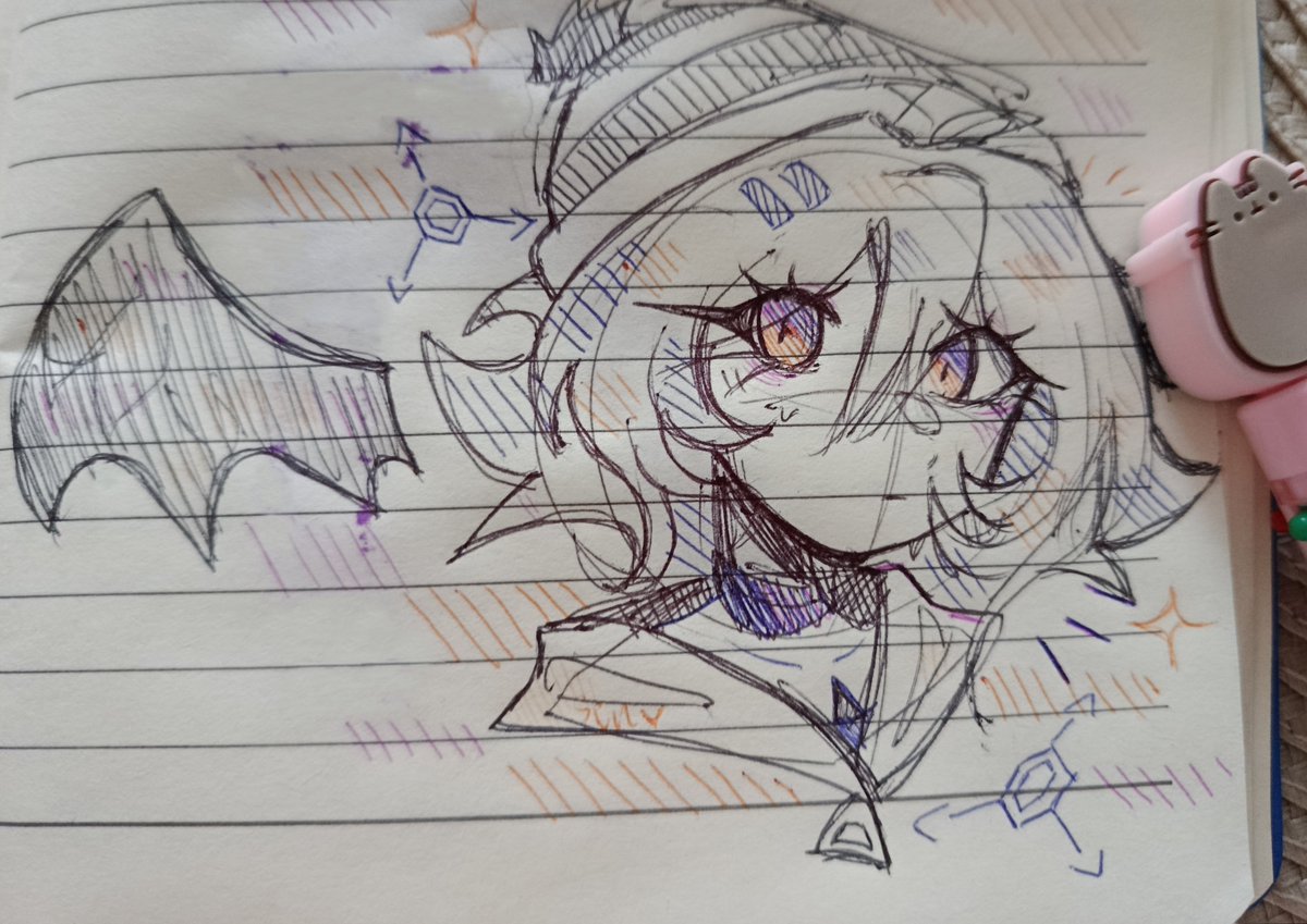 senrast's tweet photo. uzi doodle with super cool pusheen pen❤️‍🩹 #murderdrones https://t.co/ZEuwuZMpUs