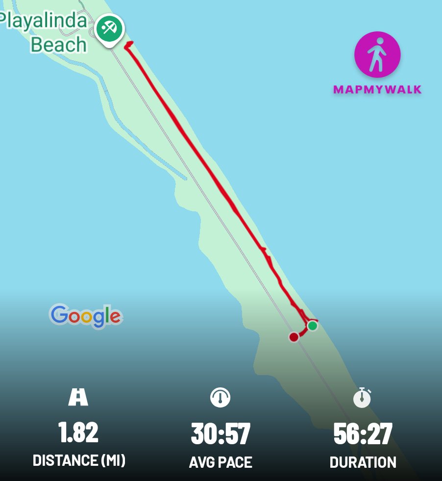 Nudelifeagain's tweet photo. On the way home from Playalinda Beach. Had a nice walk and got a swim in. #Walking2026 #HeartHealth #5kTraining #Nudisthealth #bodyconfidence https://t.co/sHEsQaiDEs