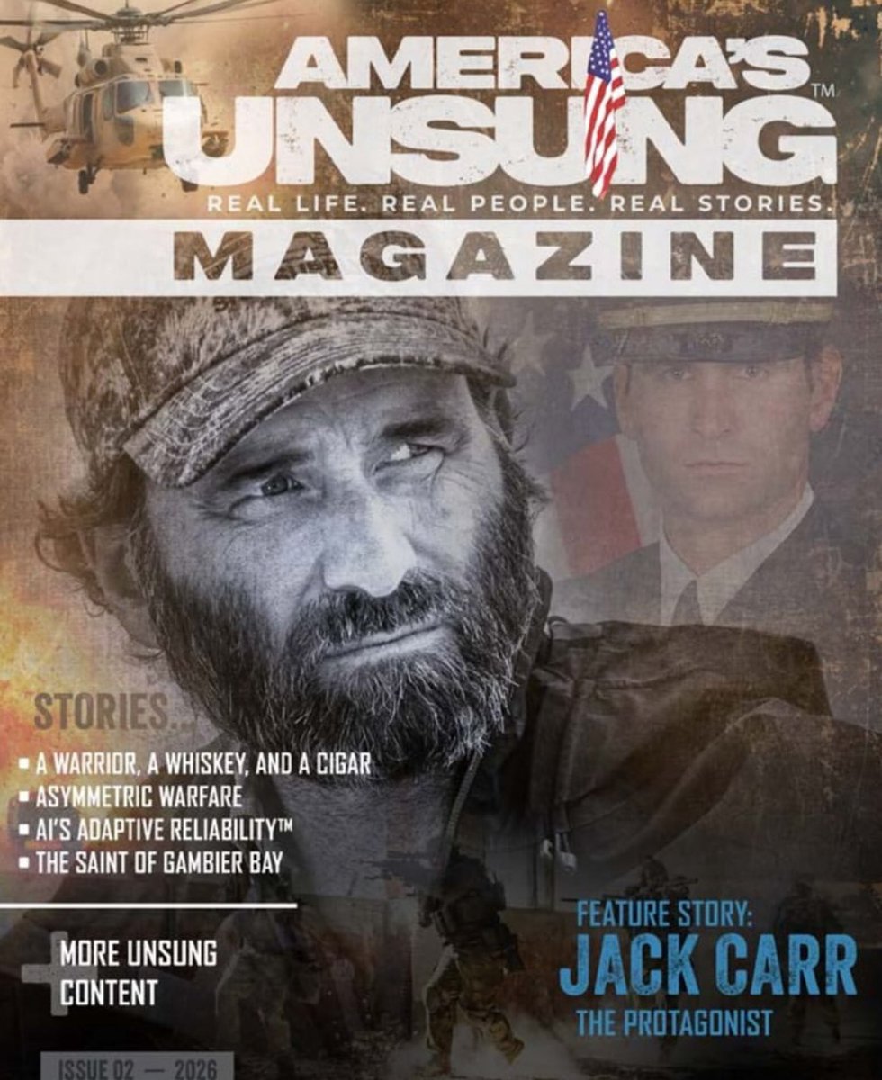 JackCarrUSA's tweet photo. Latest issue of America’s Unsung 🇺🇸

https://t.co/AttlY0O46z https://t.co/F7LNAruVVa