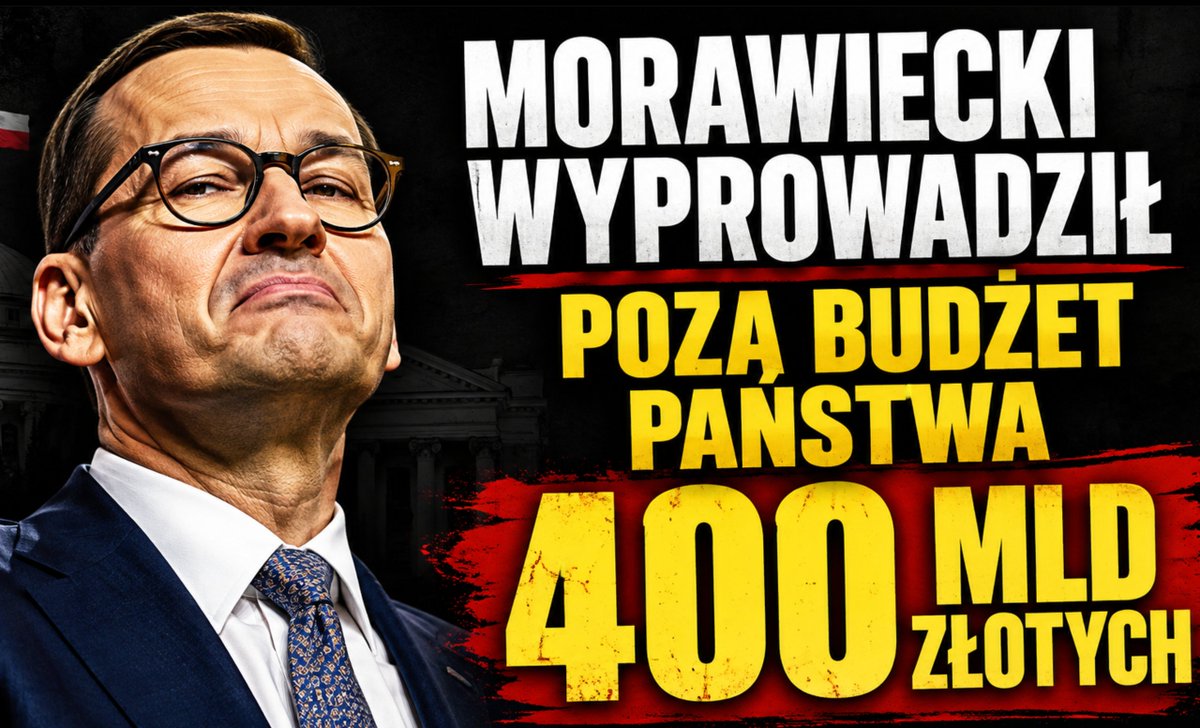 okiemtomkaw's tweet photo. Panie @MorawieckiM, cwaniaczku, kłamco i polityczny oszuście, za pańskich (bez)rządów system pozabudżetowego finansowania państwa został rozbudowany do gigantycznych rozmiarów. Zrobił Pan z funduszy przy BGK i PFR jeden z podstawowych instrumentów finansowania zadań publicznych. Różnica pomiędzy dwoma miarami polskiego długu urosła do 363 miliardów złotych.
Na koniec 2022 roku różnica między długiem liczonym według polskiej metodologii, a długiem sektora instytucji rządowych i samorządowych według metodologii unijnej wynosiła już ponad 302 miliardy złotych. 
NIK wskazywała, że tylko w latach 2020–2022 BGK i PFR zaciągnęły zobowiązania o wartości 240,3 miliarda złotych na realizację zadań publicznych. Rok później było jeszcze gorzej.
Na koniec 2023 roku, czyli roku, w którym Panu zabrano klucze do tego bajzlu, różnica przekraczała już 363 miliardy złotych, a zobowiązania z obligacji BGK, PFR oraz kredytów BGK zaciągniętych na realizację zadań państwa wynosiły 348 miliardów złotych. Zadłużenie samych funduszy umiejscowionych w BGK sięgnęło 277 miliardów. NIK napisała wprost, że finansowanie tych funduszy odbywało się z pominięciem kontroli parlamentarnej.