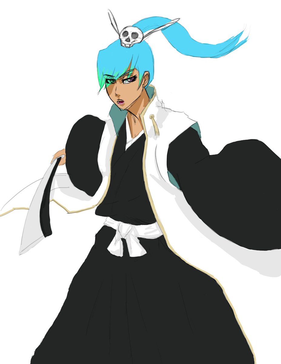 nemehexofficial's tweet photo. I had to redesign her three times, to get the outcome I wanted.. xD This is Haru Genko btw.. 

#bleach #bleachoc #bleachocs #bleachfunart #bleachfanart #bleactybw https://t.co/xVArOmgMVn