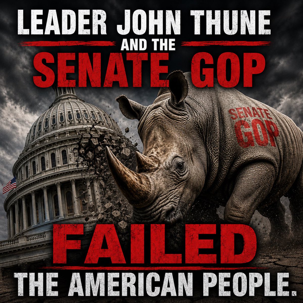 OleChrisG49's tweet photo. @ScottforFlorida Then stand up to @LeaderJohnThune and fire his a$$ and pa$$ the save act. https://t.co/5LJNwp2wwV
