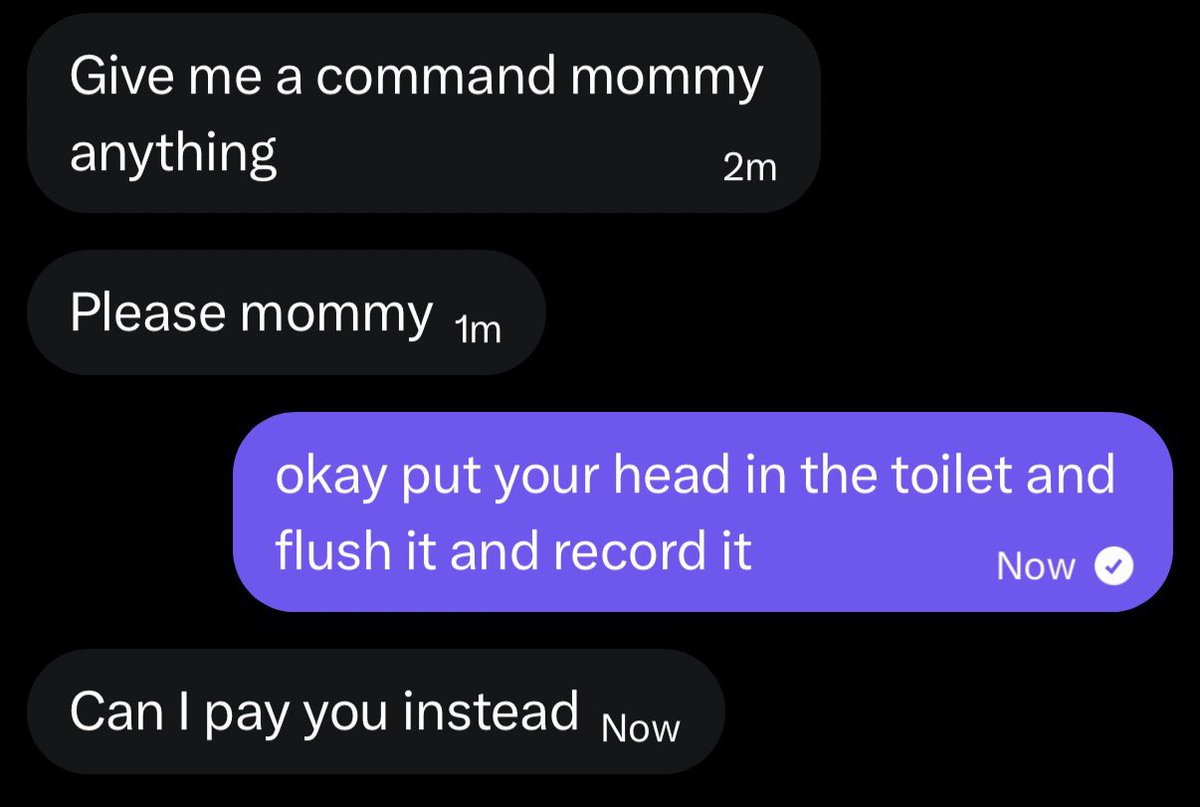 moneyromantic's tweet photo. imagine being a bitch https://t.co/XG681ImXJb