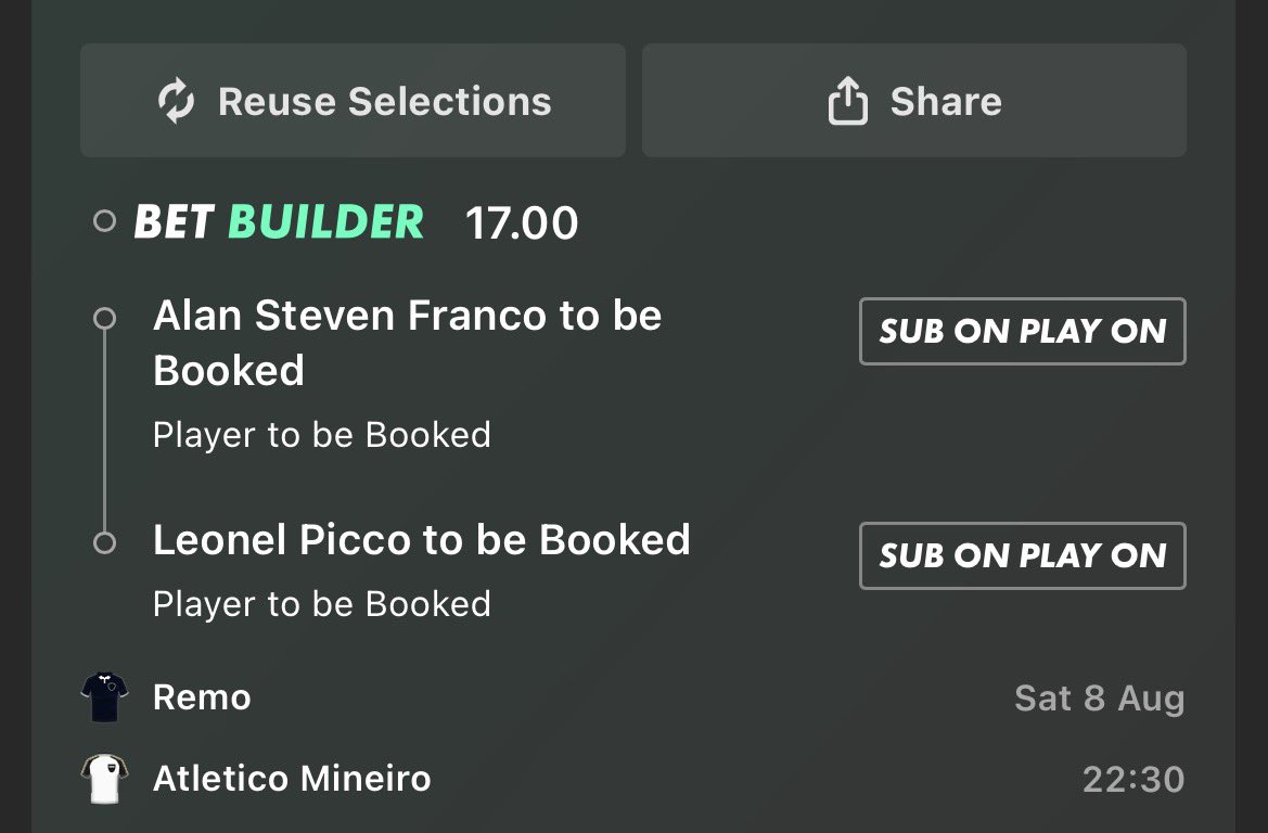 DavesCardTips's tweet photo. 🇧🇷 Remo v Atletico Mineiro

0.5U double, 0.25U treble https://t.co/KcDM29rl1Y