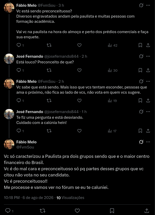 josefernando844's tweet photo. @ysofiamartinez @bruno_zuan88261 @FvmSou @euverocaa Antes de vir aqui "julgar", entenda o contexto, blz!?
O sujeito viu que falou besteiras e apagou.
Só injúrias! https://t.co/dGxXcXebqN