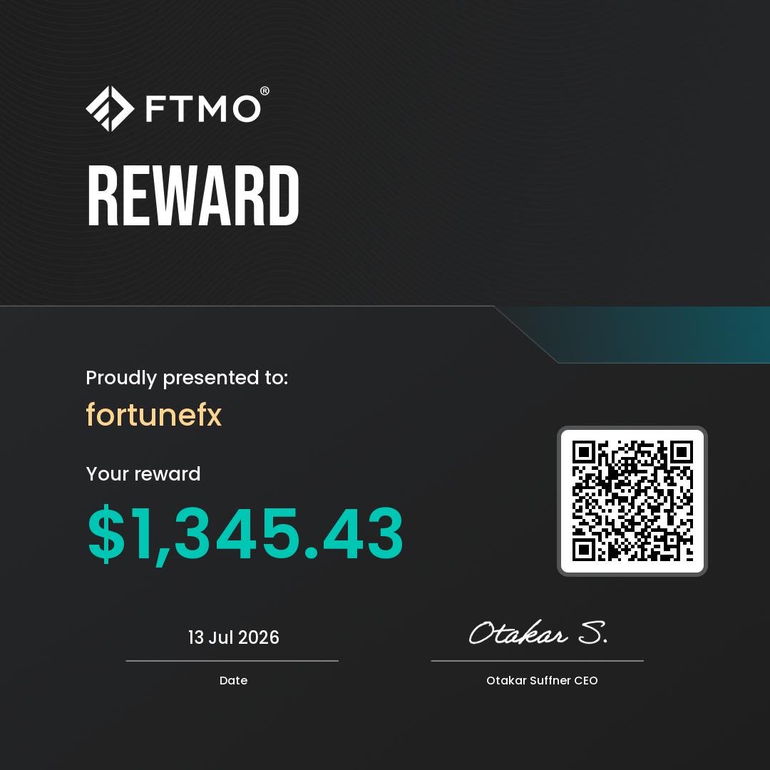 fxtraderarun's tweet photo. FTMO rewards. Two milestones. One reminder: consistency compounds. πͺπ
Stay disciplined. Protect the capital. Trust the system. Keep going
#FTMO #ForexTrading #PropTrading #TradingJourney #TraderMindset #Consistency #Discipline #ForexTrader #TradingMotivation #TradingSuccess https://t.co/K5Vqz8091z