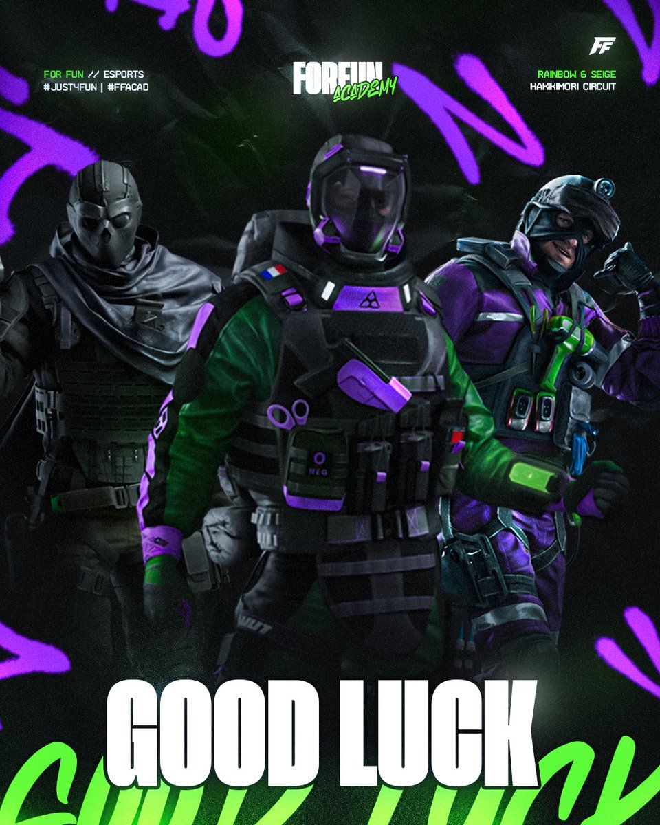 FFunEsports's tweet photo. Our Academy roster is heading into Day 2 of the @Hakikimorigg Circuit! π
Tune in to the link below to catch some of the action.
#Just4Fun | #FFAcad https://t.co/c8jBbpNBrT