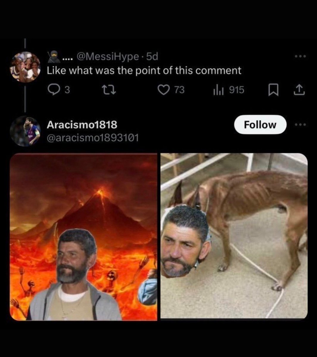 TheNapoleon30's tweet photo. @Shelby_Messi No one knew his dad will pass away during the wc only you knew I guess. https://t.co/xvo8uWWpRY