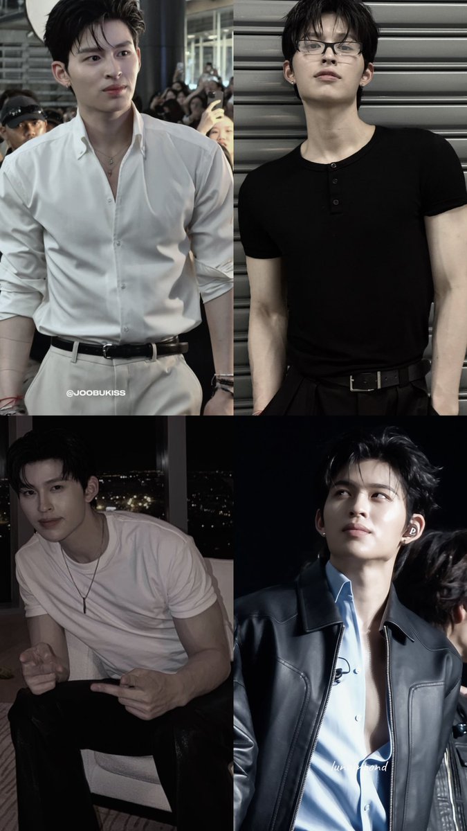 joobukiss's tweet photo. ตอนแรกก็นึกว่าชอบเชิ้ตขาวพับแขน ชอบออลแบล็คใส่แว่น ชอบยืดขาวเกงหนัง ชอบเชิ้ตฟ้าดื้อกระดุม แต่จริงๆ กุแค่ชอบปอนด์ ใส่อะไรก็ใส่มาเถอะ…ชอบทั้งหมด!! 😭

#ppnaravit #ปอนด์ณราวิชญ์ https://t.co/Bhd5ltvKP2