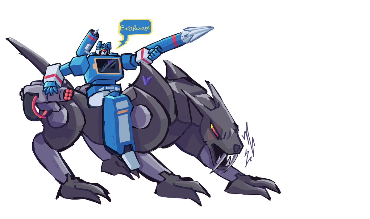 JabbacksCabges's tweet photo. Hear me out, popol and kupa's revamp with soundwave and ravage: 

#transformers 
#mlbb https://t.co/uGAvE2kXA4