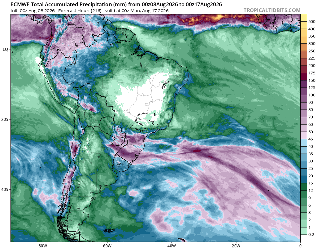 EdoWeatherman's tweet photo. Actualización para la próxima semana. El Niño trae lluvia para casi todo el país. 

Acaba de salir la actualización del modelo europeo y el panorama es evidente, gran parte del país recibirá lluvia la próxima semana, siendo el norte de Chile, aunque no lo crea, la zona donde más lloverá. 
Al evento del 11-12 de agosto en la zona norte, se sumará otro entre el 15 y 16, que también afectará la zona central y por el sur avanzará un evento de lluvia entre el 13 y 15 de agosto.

Sectores de las regiones de Antofagasta, Atacama y Coquimbo serán los más afectados. 
El evento del 2015 podría ser superado con lo que se proyecta para estas regiones. 

Más tarde compartiré una infografía con más detalles.

#Alerta.  
#NorteDeChile. 
#Antofagasta 
#Atacama. 
#Coquimbo. 
#ElNiño.