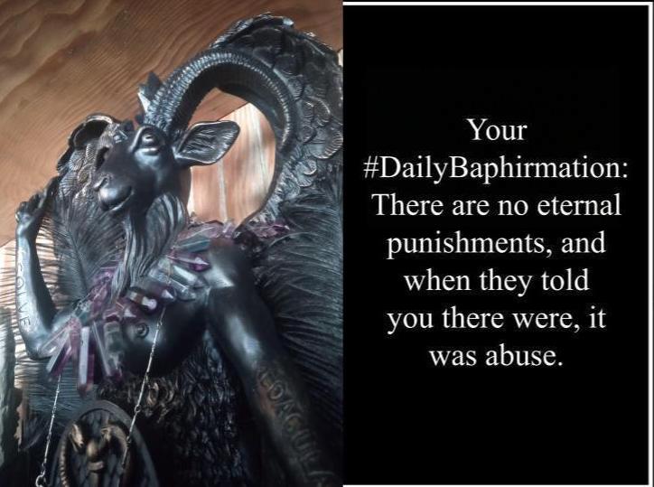 SatanicSF's tweet photo. #DailyBaphirmation https://t.co/TS42R4jVNS