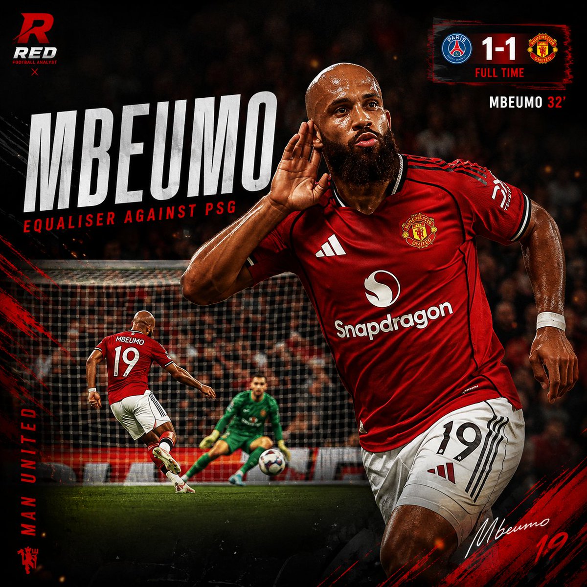 redmxta's tweet photo. Mbeumo🔴⚫️⚪️
Two games, three goals.
He's finishing and how he gets into dangerous areas are looking good.
If this continues into the season, United might have found the attacking threat they've been missing.
How many league goals are you expecting from Mbeumo? 👀 https://t.co/B5iNJlwYP6