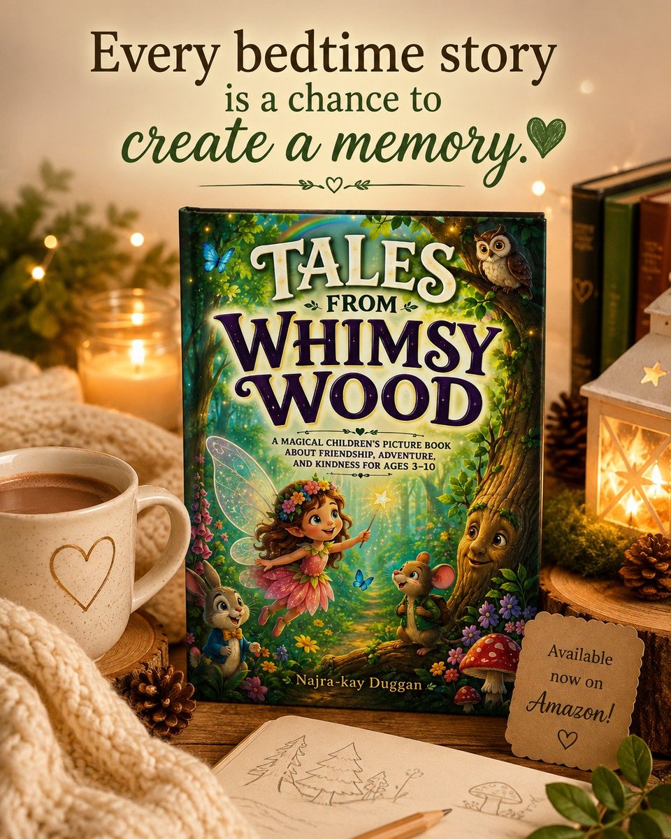 Kay_Najra's tweet photo. The best bedtime stories don't just help children fall asleep.

They help them dream. 🌙📚

#ChildrensBooks 
#booklover https://t.co/EyqKLLhJ3p