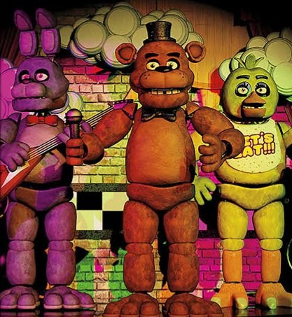 CartoonsOTMoon's tweet photo. El primer promocional para la FREDDYS FAZBEAR'S PIZZA real ha sido revelado:

Incluye a Chica y Bonnie. https://t.co/lc4hq3vBh7