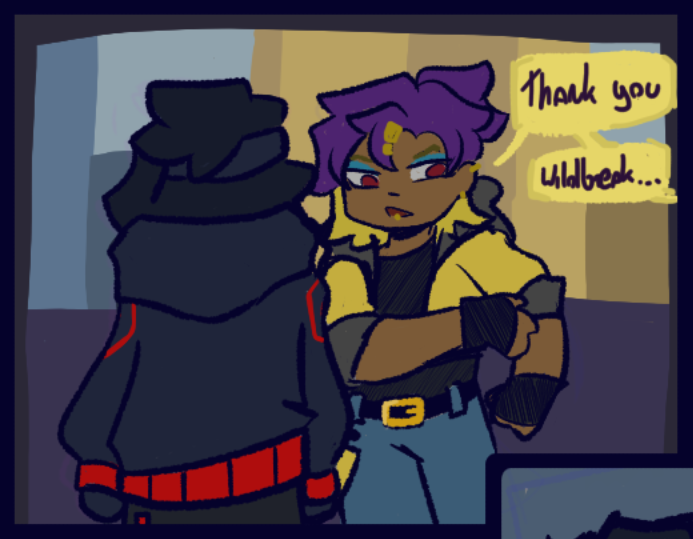 Mannonsour's tweet photo. this scene redraw + my silly addition

#Wildbreak #Dragstrip https://t.co/YeR9W4a6uT