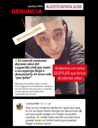 Auroraiterum's tweet photo. Este es Luisito.
Luisito es un imbécil que dijo que si el hijodelagranputa del @guardiacivil , asesinó a Laura, seguramente fue porque ella le obligó.
Incluso a ponerle 45 denuncias.🙄
Por qué a todos estos medio hechos cerebrales y físicos, siempre les da por hacer lo mismo?🤣🤣 https://t.co/lfRzPHQY6l