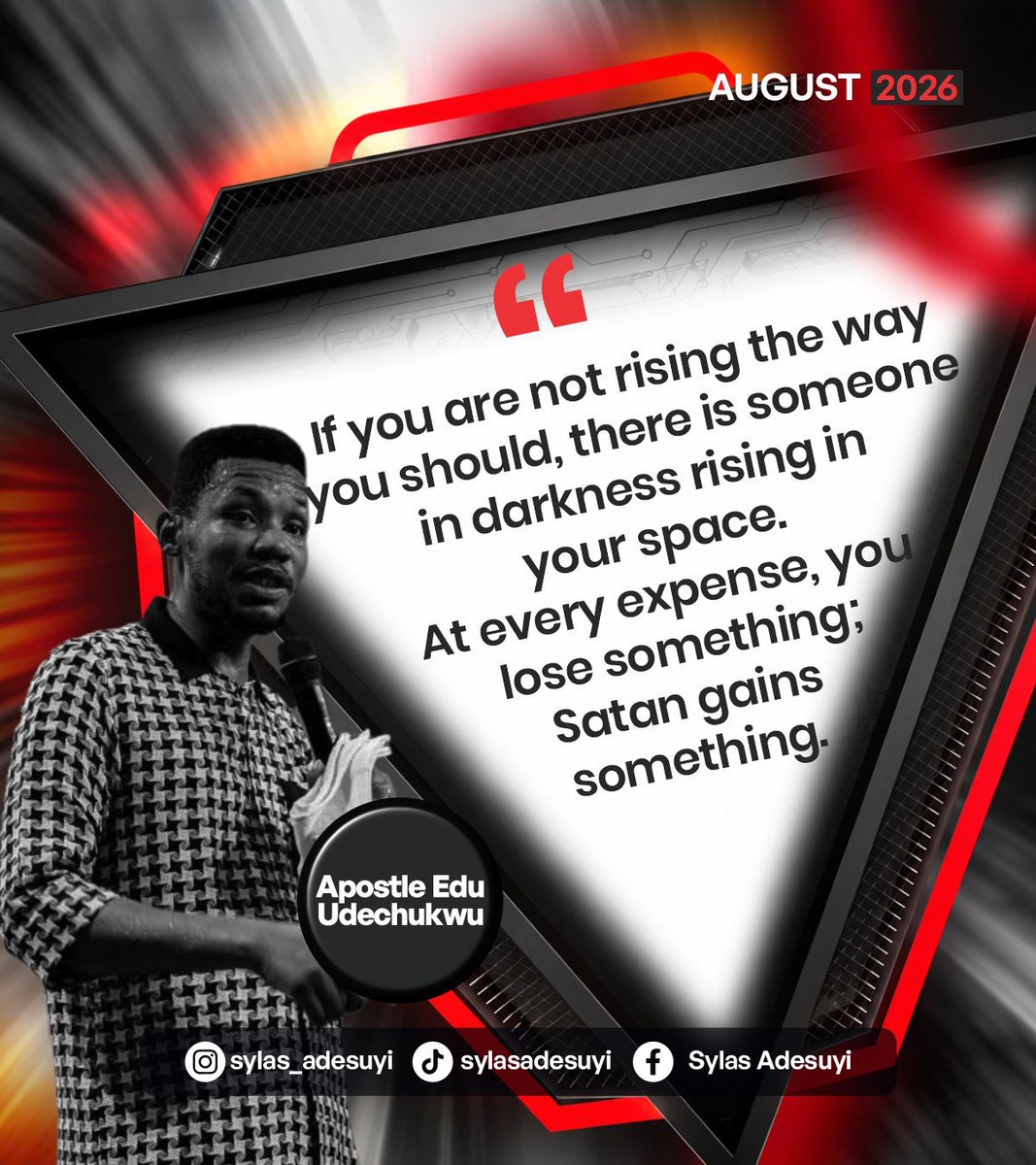 SYLAS_ADESUYI's tweet photo. 🔥 Life is never neutral. If you are not rising, something is gaining ground.

If you are not building, something is breaking.
If you are not shining, darkness is increasing.

Don’t just exist. Dominate your space. 🔥🙏

#SpiritualGrowth #BeIntentional https://t.co/t71HJOFELG