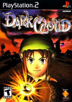 hofnpopper's tweet photo. Today's game of the day is Dark Cloud for the PS2. This came out in 2001 in North America and was a little different since its a dungeon crawler and a city builder. Any fans of this one? #DarkCloud #PlayStation #RetroVideoGames https://t.co/f9vyDtRnfK